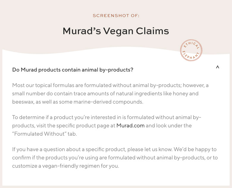 Is Murad Vegan?