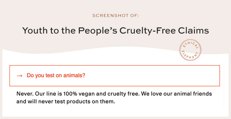 Is Youth to the People Cruelty-Free?