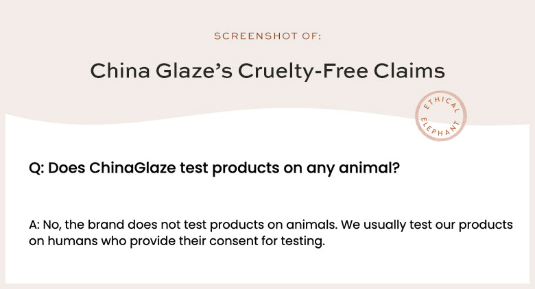 Is China Glaze Cruelty-Free?
