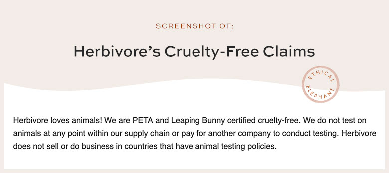 Is Herbivore Cruelty-Free?