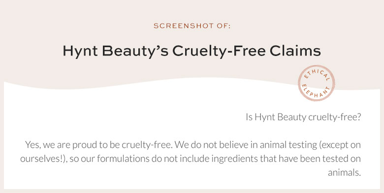 Is Hynt Beauty Cruelty-Free?