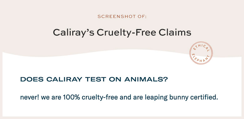 Is caliray Cruelty-Free?