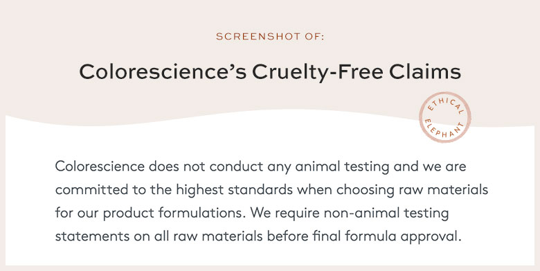 Is Colorescience Cruelty-Free?