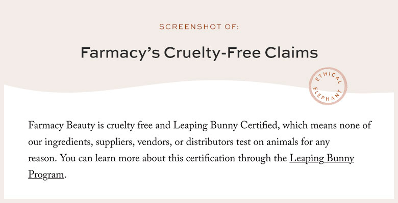 Is Farmacy Cruelty-Free?