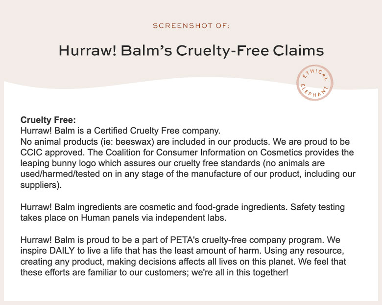 Is Hurraw Cruelty-Free?