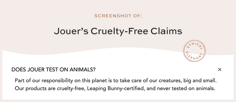 Is Jouer Cruelty-Free?