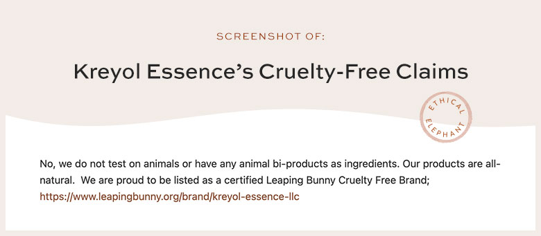 Is Kreyol Essence Cruelty-Free?