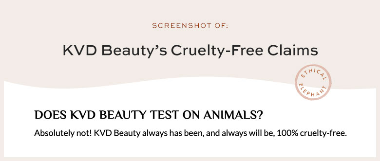 Is KVD Beauty Cruelty-Free?