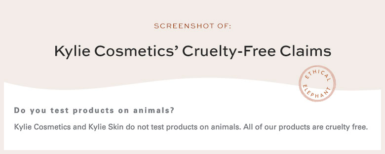 Kylie cosmetics makeup cruelty deals free