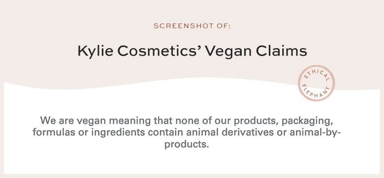 Is Kylie Cosmetics Vegan?
