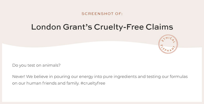Is London Grant Cruelty-Free?