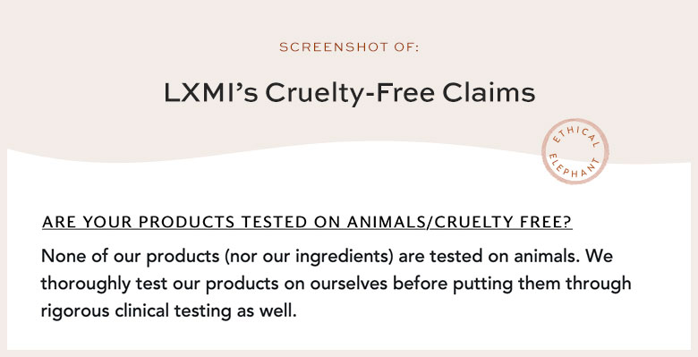 Is LXMI Cruelty-Free?