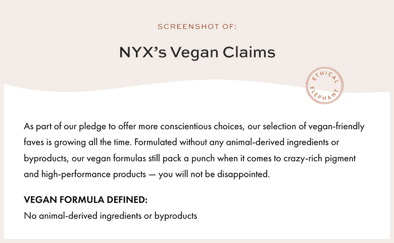 Is NYX Vegan?