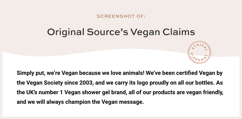 Is Original Source Vegan?