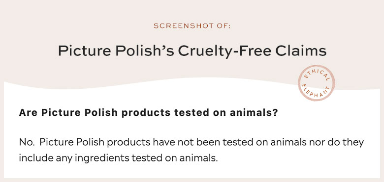 Is Picture Polish Cruelty-Free?