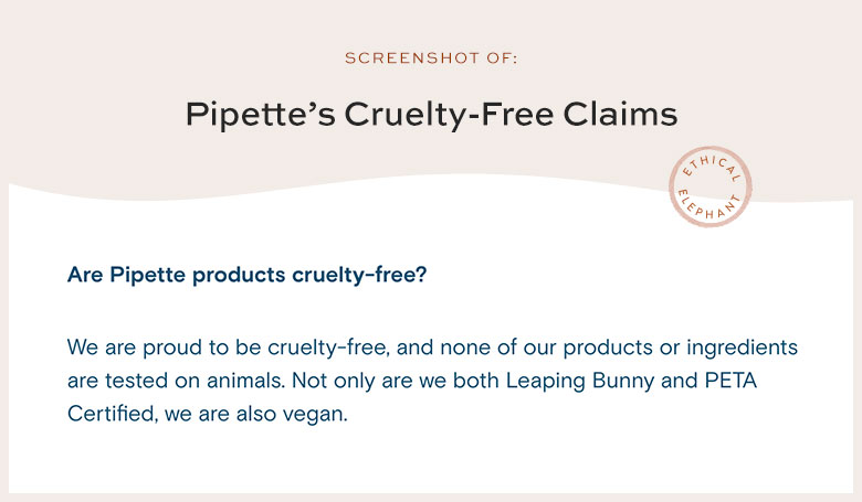 Is Pipette Cruelty-Free?