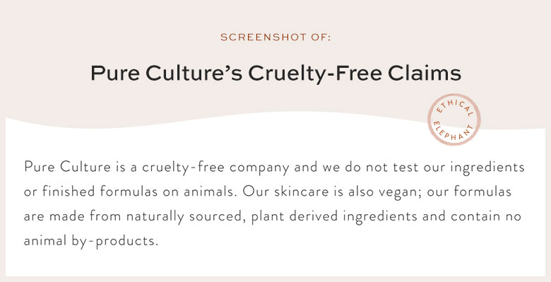 Is Pure Culture Cruelty-Free?