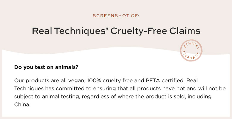 Is Real Techniques Cruelty-Free?