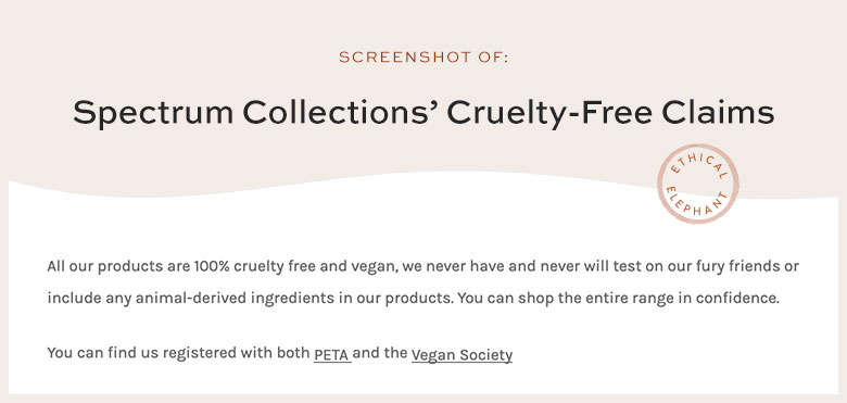 Is Spectrum Collections Cruelty-Free?