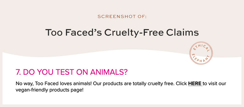 Is Too Faced Cruelty-Free?