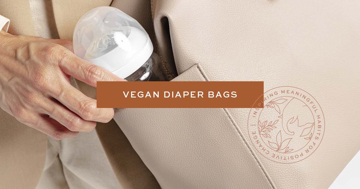 Vegan Leather Diaper Bags