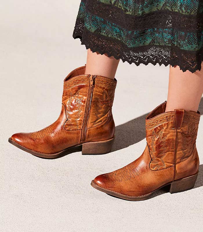 Non leather hotsell cowboy boots