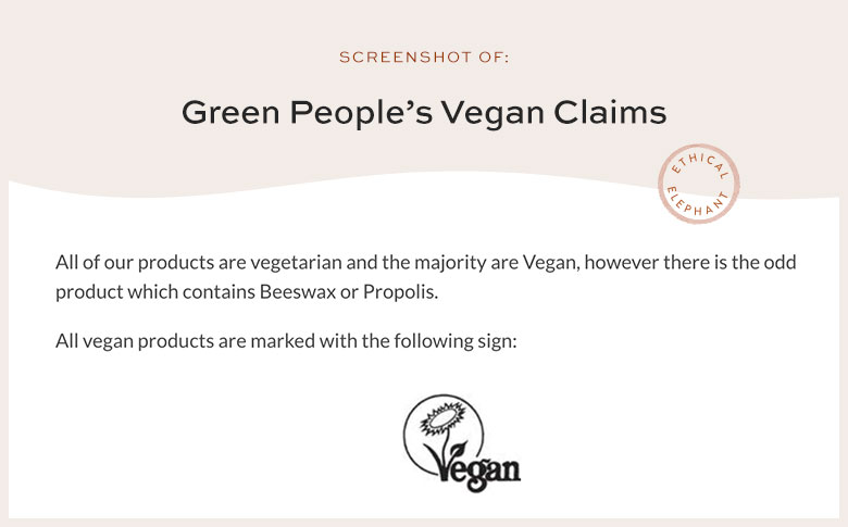 Is Green People Vegan?