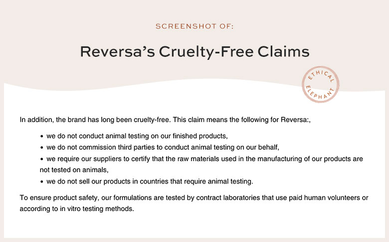 Is Reversa Cruelty-Free?