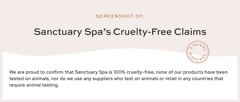 Is Sanctuary Spa Cruelty-Free?