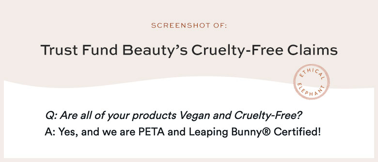 Is Trust Fund Beauty Cruelty-Free?