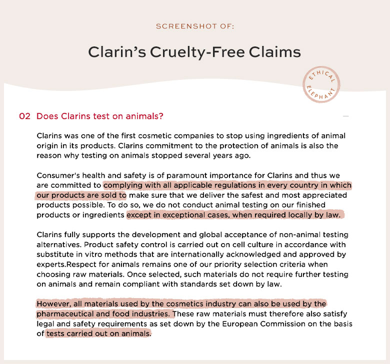 Is Clarins Cruelty-Free?