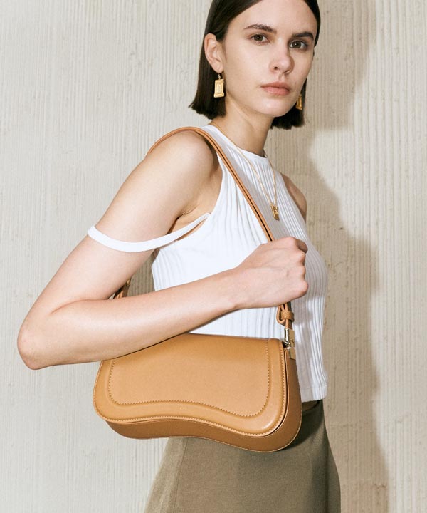 Recycled Vegan Shoulder Bag, Small - Pema New York