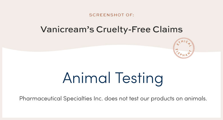 Is Vanicream Cruelty-Free?