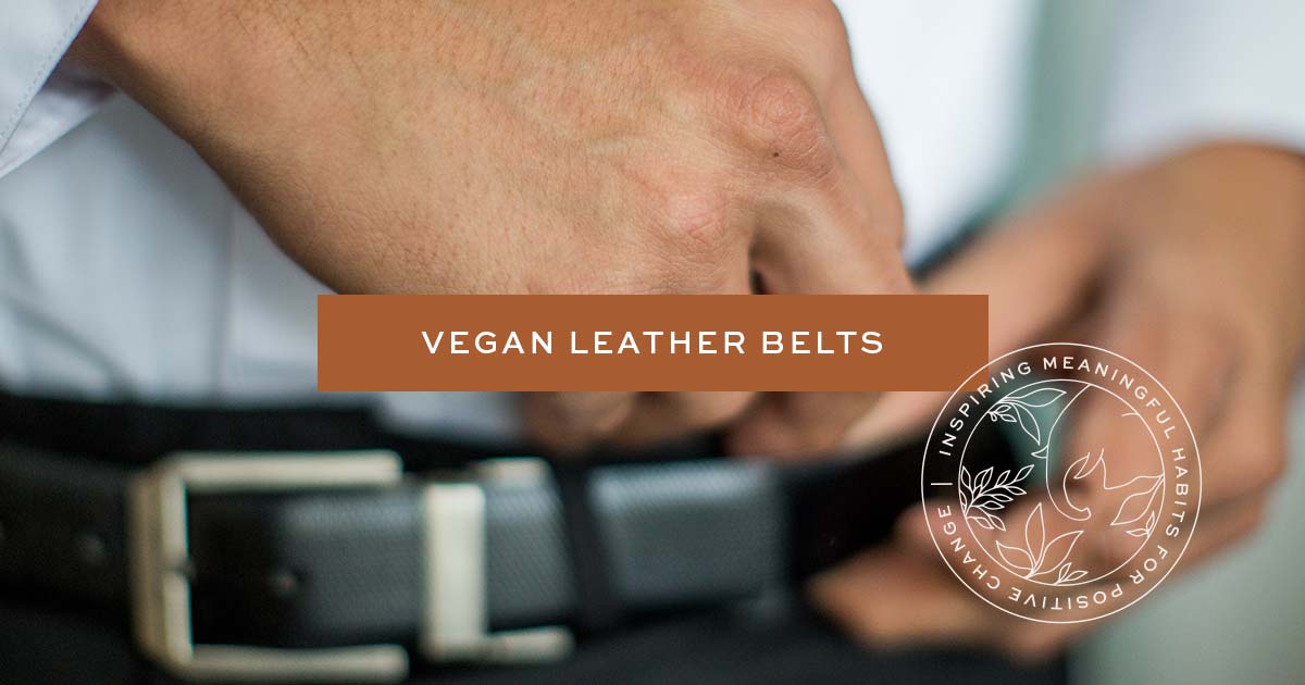 The Photon Mens Vegan Dress Belt