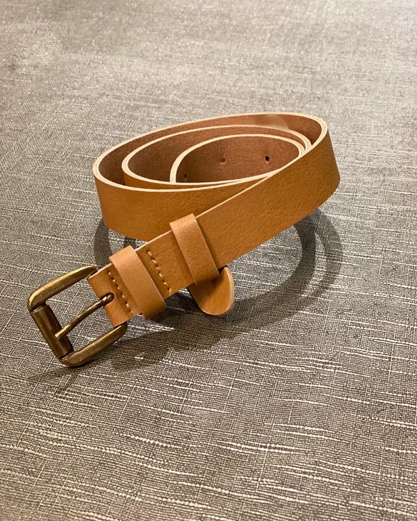 Vegan leather belt Carolina Herrera Red size 70 cm in Vegan leather -  32337754