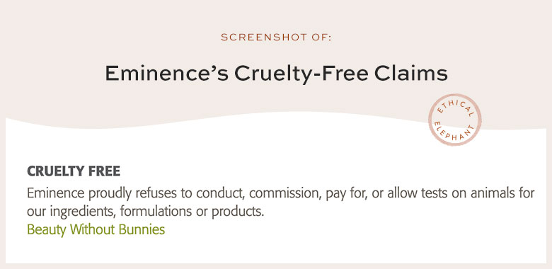 Is Eminence Cruelty-Free?