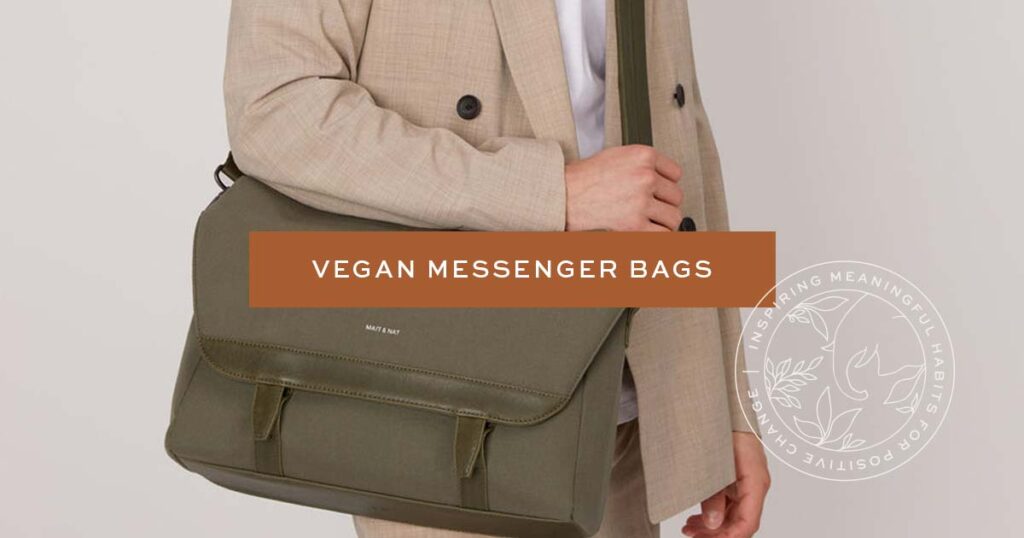 Vegan Flap Messenger Bag – Social Threads