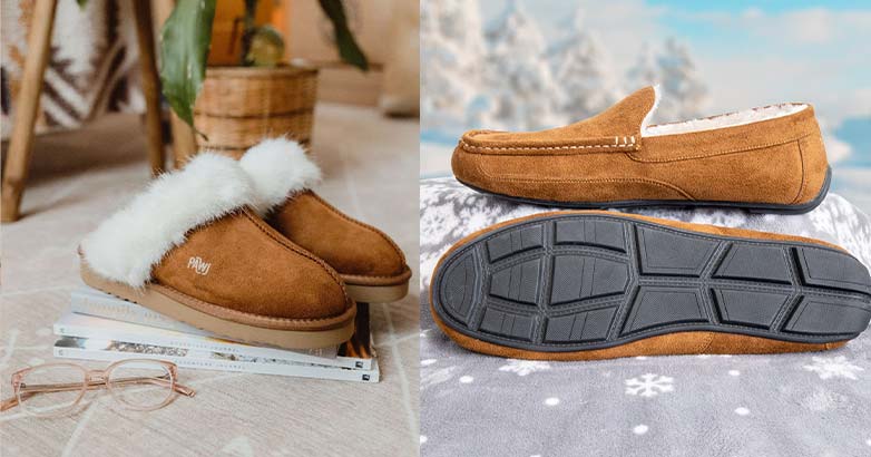 Warm Cozy Vegan Slippers for Men and Women 2023 Update